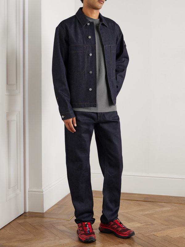 Denim Research Straight-Leg Raw Selvedge Jeans - OU Denim Research Straight-Leg Raw Selvedge Jeans - OU