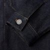 Denim Research Logo-Appliquéd Raw Denim Jacket - E1 Denim Research Logo-Appliquéd Raw Denim Jacket - E1