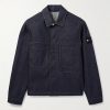 Denim Research Logo-Appliquéd Raw Denim Jacket Denim Research Logo-Appliquéd Raw Denim Jacket