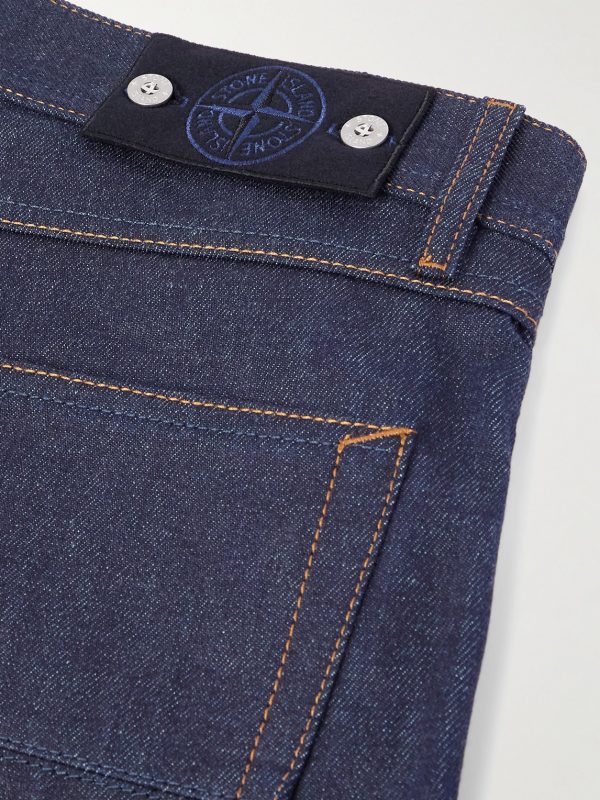 Denim Research Straight-Leg Logo-Appliquéd Organic Jeans - CU
