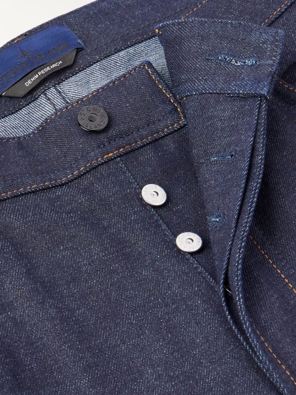 Denim Research Straight-Leg Logo-Appliquéd Organic Jeans - E1