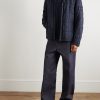 Denim Research Straight-Leg Logo-Appliquéd Organic Jeans - OU