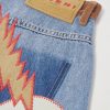 + Slawn and Soldier Straight-Leg Appliquéd Cotton Velvet-Trimmed Jeans - CU + Slawn and Soldier Straight-Leg Appliquéd Cotton Velvet-Trimmed Jeans - CU