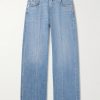 + Slawn and Soldier Straight-Leg Appliquéd Cotton Velvet-Trimmed Jeans + Slawn and Soldier Straight-Leg Appliquéd Cotton Velvet-Trimmed Jeans