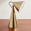 Pose Portable Gold-Tone Lamp Pose Portable Gold-Tone Lamp