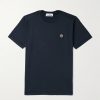Logo-Appliquéd Garment-Dyed Cotton-Jersey T-Shirt Logo-Appliquéd Garment-Dyed Cotton-Jersey T-Shirt
