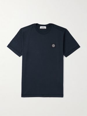 Logo-Appliquéd Garment-Dyed Cotton-Jersey T-Shirt Logo-Appliquéd Garment-Dyed Cotton-Jersey T-Shirt