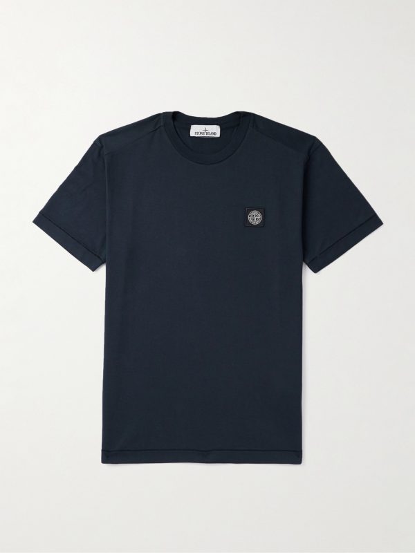 Logo-Appliquéd Garment-Dyed Cotton-Jersey T-Shirt Logo-Appliquéd Garment-Dyed Cotton-Jersey T-Shirt