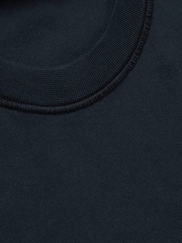 Logo-Appliquèd Garment-Dyed Organic Cotton-Jersey Sweatshirt - CU Logo-Appliquèd Garment-Dyed Organic Cotton-Jersey Sweatshirt - CU