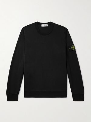 Logo-Appliquèd Garment-Dyed Organic Cotton-Jersey Sweatshirt Logo-Appliquèd Garment-Dyed Organic Cotton-Jersey Sweatshirt