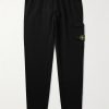 Tapered Logo-Appliquéd Organic Cotton-Jersey Sweatpants