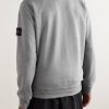 Logo-Appliquéd Garment-Dyed Organic Cotton-Jersey Sweatshirt - BK Logo-Appliquéd Garment-Dyed Organic Cotton-Jersey Sweatshirt - BK