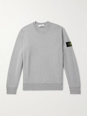 Logo-Appliquéd Garment-Dyed Organic Cotton-Jersey Sweatshirt Logo-Appliquéd Garment-Dyed Organic Cotton-Jersey Sweatshirt