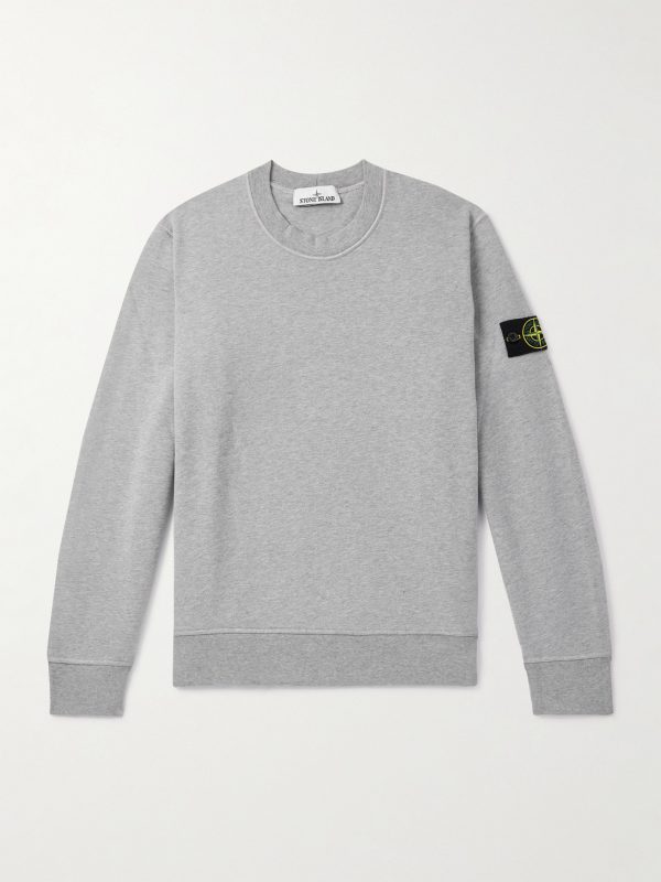 Logo-Appliquéd Garment-Dyed Organic Cotton-Jersey Sweatshirt Logo-Appliquéd Garment-Dyed Organic Cotton-Jersey Sweatshirt