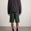 Straight-Leg Organic Cotton-Canvas Cargo Shorts - BK Straight-Leg Organic Cotton-Canvas Cargo Shorts - BK