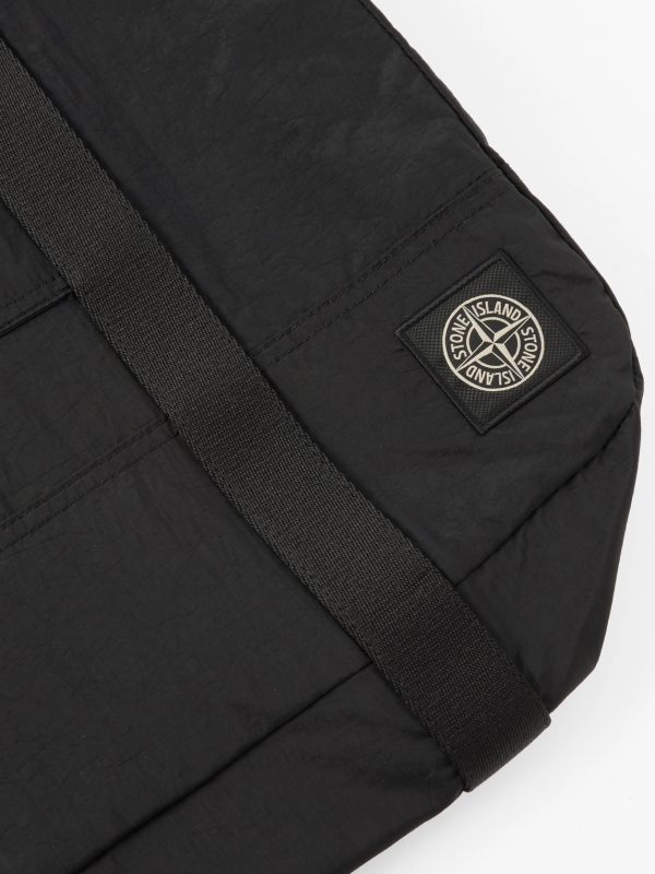 Webbing-Trimmed Recycled-Shell Tote Bag - CU