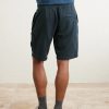 Straight-Leg Garment-Dyed Organic Cotton-Fleece Drawstring Shorts - BK Straight-Leg Garment-Dyed Organic Cotton-Fleece Drawstring Shorts - BK