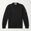 Crewneck Wool-Blend Sweater