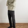 Straight-Leg ECONYL® Nylon Metal Trousers - OU Straight-Leg ECONYL® Nylon Metal Trousers - OU