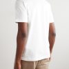 Logo-Appliquéd Garment-Dyed Cotton-Jersey T-Shirt - BK Logo-Appliquéd Garment-Dyed Cotton-Jersey T-Shirt - BK