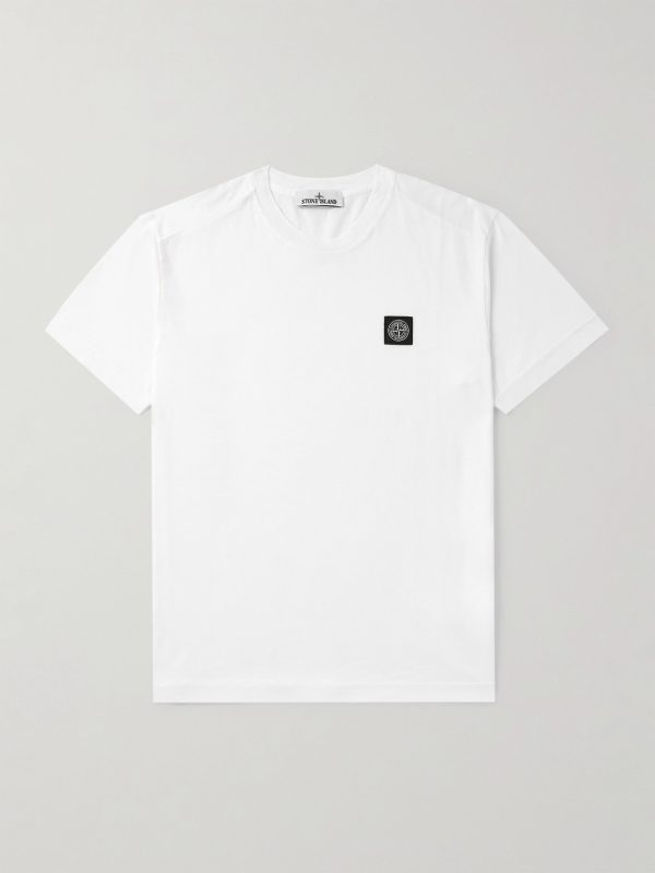 Logo-Appliquéd Garment-Dyed Cotton-Jersey T-Shirt Logo-Appliquéd Garment-Dyed Cotton-Jersey T-Shirt