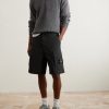 Straight-Leg Organic Cotton-Canvas Cargo Shorts - OU Straight-Leg Organic Cotton-Canvas Cargo Shorts - OU
