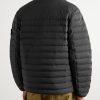 Logo-Appliquéd Quilted Shell Half-Zip Down Jacket - BK Logo-Appliquéd Quilted Shell Half-Zip Down Jacket - BK