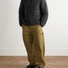 Logo-Appliquéd Quilted Shell Half-Zip Down Jacket - OU Logo-Appliquéd Quilted Shell Half-Zip Down Jacket - OU