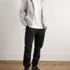 Tapered Organic Cotton-Blend Cargo Trousers - OU Tapered Organic Cotton-Blend Cargo Trousers - OU