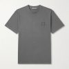 STONE ISLAND GHOST Logo-Appliquéd Cotton-Jersey T-Shirt STONE ISLAND GHOST Logo-Appliquéd Cotton-Jersey T-Shirt