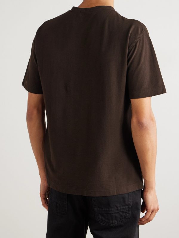 STONE ISLAND GHOST Logo-Appliquéd Cotton-Jersey T-Shirt - BK STONE ISLAND GHOST Logo-Appliquéd Cotton-Jersey T-Shirt - BK
