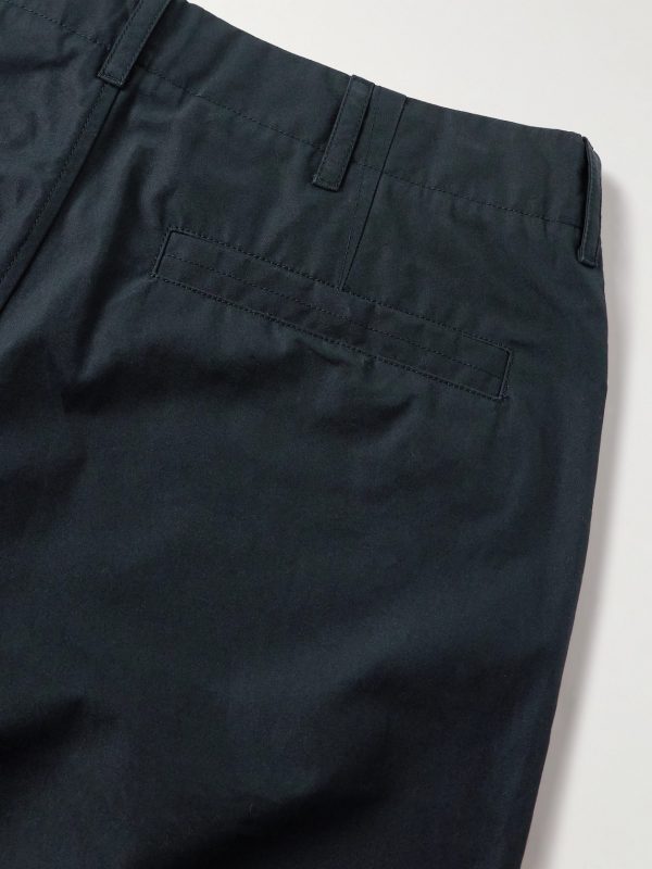 STONE ISLAND GHOST Straight-Leg Logo-Appliquéd Organic Cotton Chinos - CU STONE ISLAND GHOST Straight-Leg Logo-Appliquéd Organic Cotton Chinos - CU