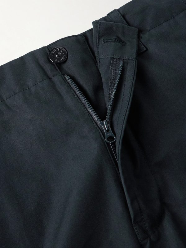 STONE ISLAND GHOST Straight-Leg Logo-Appliquéd Organic Cotton Chinos - E1 STONE ISLAND GHOST Straight-Leg Logo-Appliquéd Organic Cotton Chinos - E1
