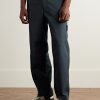 STONE ISLAND GHOST Straight-Leg Logo-Appliquéd Organic Cotton Chinos - FR STONE ISLAND GHOST Straight-Leg Logo-Appliquéd Organic Cotton Chinos - FR