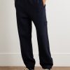 STONE ISLAND GHOST Tapered Wool and Cotton-Blend Jersey Sweatpants - FR STONE ISLAND GHOST Tapered Wool and Cotton-Blend Jersey Sweatpants - FR