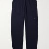 STONE ISLAND GHOST Tapered Wool and Cotton-Blend Jersey Sweatpants STONE ISLAND GHOST Tapered Wool and Cotton-Blend Jersey Sweatpants