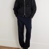 STONE ISLAND GHOST Tapered Wool and Cotton-Blend Jersey Sweatpants - OU STONE ISLAND GHOST Tapered Wool and Cotton-Blend Jersey Sweatpants - OU