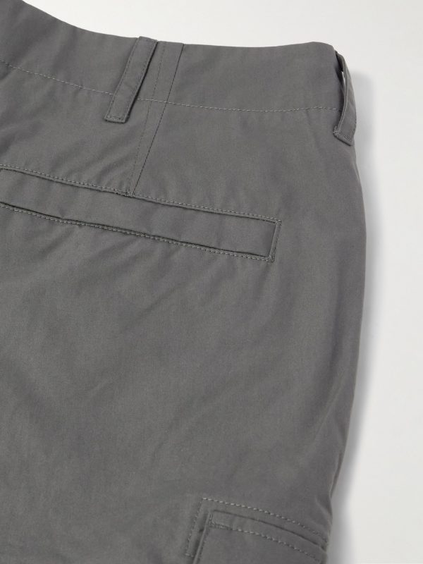 STONE ISLAND GHOST Straight-Leg Logo-Appliquéd Cotton Cargo Trousers - CU STONE ISLAND GHOST Straight-Leg Logo-Appliquéd Cotton Cargo Trousers - CU