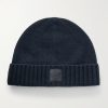 STONE ISLAND GHOST Logo-Appliquéd Cashmere Beanie