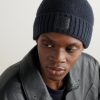 STONE ISLAND GHOST Logo-Appliquéd Cashmere Beanie - OU