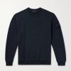 STONE ISLAND GHOST Logo-Appliquéd Organic Cotton-Jersey Sweatshirt