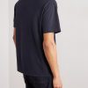 STONE ISLAND GHOST Garment-Dyed Organic Cotton-Jersey T-Shirt - BK STONE ISLAND GHOST Garment-Dyed Organic Cotton-Jersey T-Shirt - BK