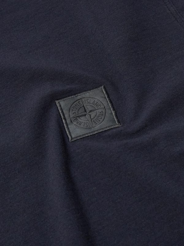 STONE ISLAND GHOST Garment-Dyed Organic Cotton-Jersey T-Shirt - CU STONE ISLAND GHOST Garment-Dyed Organic Cotton-Jersey T-Shirt - CU