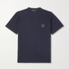 STONE ISLAND GHOST Garment-Dyed Organic Cotton-Jersey T-Shirt STONE ISLAND GHOST Garment-Dyed Organic Cotton-Jersey T-Shirt