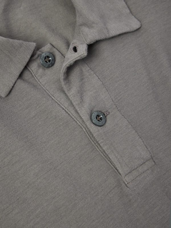 STONE ISLAND GHOST Logo-Appliquéd Cotton-Jersey Polo Shirt - CU STONE ISLAND GHOST Logo-Appliquéd Cotton-Jersey Polo Shirt - CU