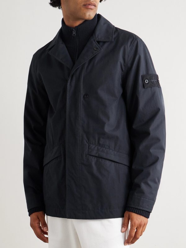 STONE ISLAND GHOST Padded Cotton-Canvas Coat - FR