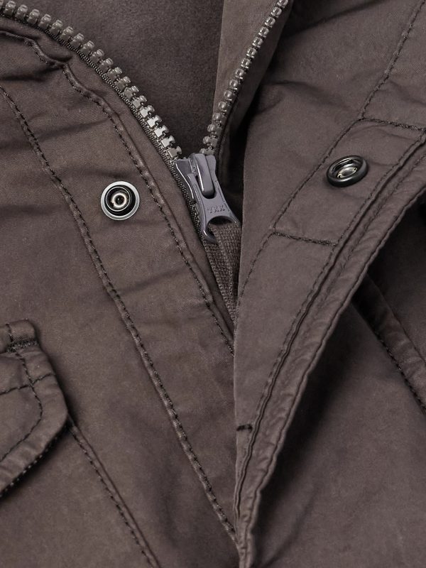 STONE ISLAND GHOST Garment-Dyed Padded David Light-TC Field Jacket - CU STONE ISLAND GHOST Garment-Dyed Padded David Light-TC Field Jacket - CU
