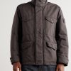 STONE ISLAND GHOST Garment-Dyed Padded David Light-TC Field Jacket - FR STONE ISLAND GHOST Garment-Dyed Padded David Light-TC Field Jacket - FR