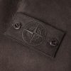 STONE ISLAND GHOST Logo-Appliquéd Shearling Hooded Jacket - E1 STONE ISLAND GHOST Logo-Appliquéd Shearling Hooded Jacket - E1