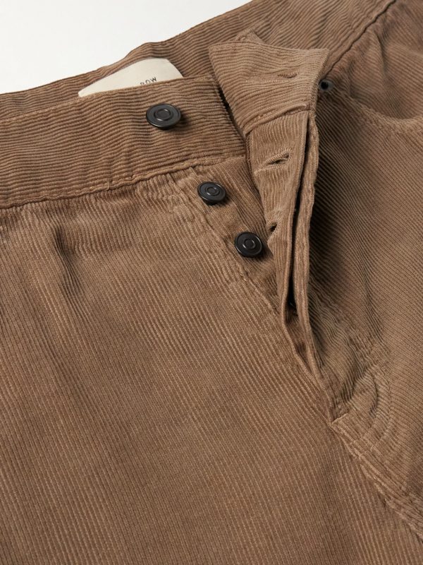 Rossen Straight-Leg Cotton-Corduroy Trousers - E1 Rossen Straight-Leg Cotton-Corduroy Trousers - E1